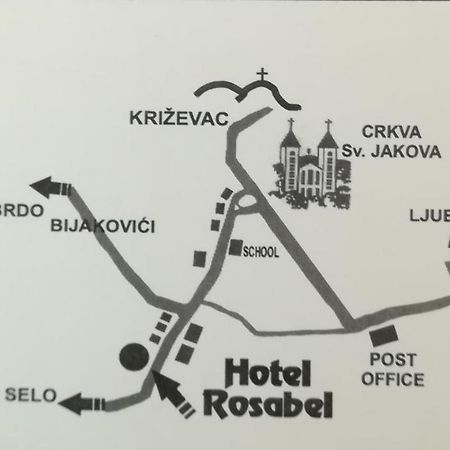 Hotel Rosabel Međugorje Zewnętrze zdjęcie